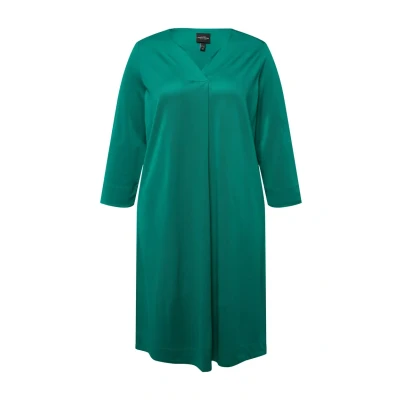 Abbildung von Ulla Popken Slinky 3/4ARM Langarmshirt, Damen, Größe: 42/44, Grünblau