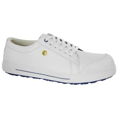 Abbildung von Birkenstock Professional QS 500 ESD Sicherheitsschuh aus Naturleder mit auswechselbarem Fußbett