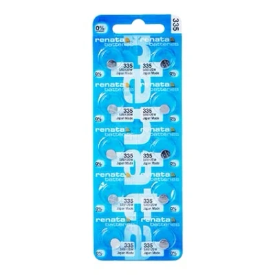 Abbildung von Renata 335 SR512SW Knopfzelle 1 Pack x (10) Silber 1,55 V Made in Swiss