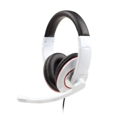 Abbildung von Gembird MHS 001 GW Stereo Headset glänzend weiß