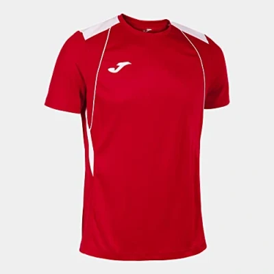 Abbildung von Joma Herren Kurzarmshirt Mann Championship Vii Tshirt, Rot/Weiß, XL EU