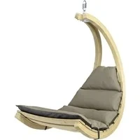 Abbildung von Amazonas Hängesessel Swing Chair anthracite + Sitzkissen Schwingfeder
