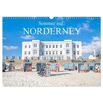 Abbildung von Sommer auf Norderney (Wandkalender 2025 DIN A3 quer), CALVENDO Monatskalender