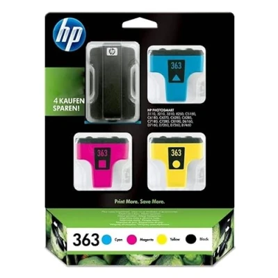 Abbildung von HP 363 Multipack Original 4 Farben Set Tintenpatronen Photosmart 3100/6160/7145/8250/D6160/D7460/D7260/D7360/C7280/C6280/C8180/C5180