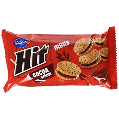 Abbildung von Bahlsen Hit Minis leckere Doppelkekse mit UTZ zertifizierter Kakaocreme Gebäck für die ganze Familie zu Hause &amp; unterwegs, 24er Pack (24 x 130 g)