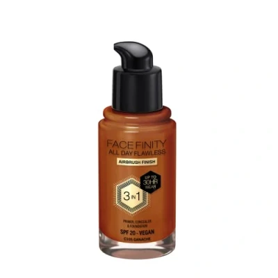 Abbildung von Max Factor Facefinity 3 in 1 All Day Flawless Foundation, LSF 20, Ganache, 30 ml