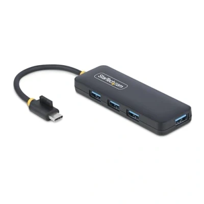 Abbildung von StarTech.com 4 Port USB C Hub, zu 4X A, Busbetrieben, Mini Multi 3.0 Splitter, Desktop Hub