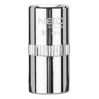 Abbildung von NEO TOOLS 08 226 Steckschlüsseleinsatz 1/4 3124 8 mm Chrom Vanadium Stahl SuperLock