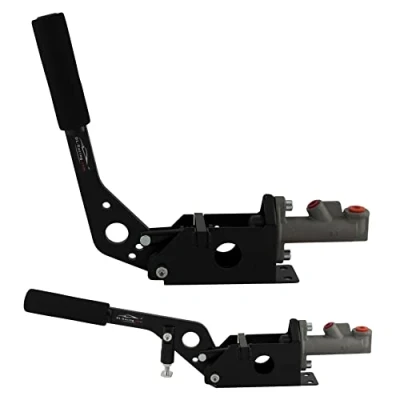Abbildung von Hydraulische Fly Off Handbremse Schwarz Drift Handbrake horizontal vertikal Rallye Inklusive Anschlussset