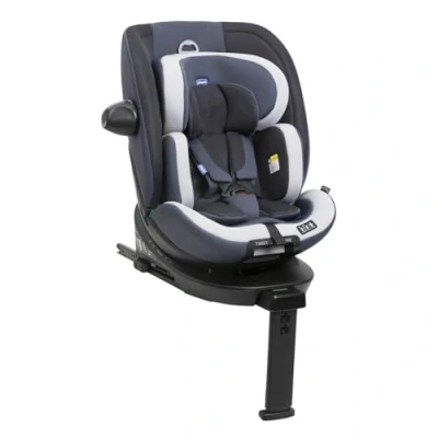 Abbildung von Chicco Seggiolino Auto isofix EverOne i Size Ruotabile 360 (40 150 cm) Silver Ink