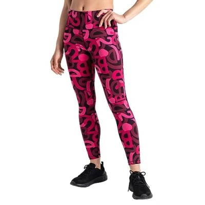 Abbildung von Dare 2b Damen Influential Leggings, Pure Pink Graffiti, 38