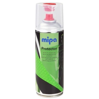 Abbildung von MIPA Protector Spray schwarz matt 2K 400 ml inkl. Härter Steinschlagschutz Lack