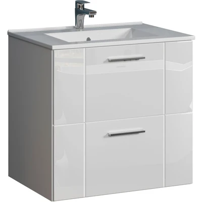 Abbildung von welltime Waschtisch &quot;Prag&quot;, Badmöbel inkl. Waschbecken, Breite 60cm