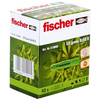 Abbildung von Fischer 518886, Nylon, Kunststoff, Grün, 5 cm, 8 mm, 6 4,5 mm