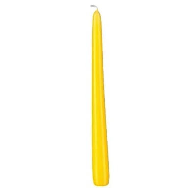 Abbildung von Spitzkerzen Gelb 250 x 25 (H D) mm 12 Stück