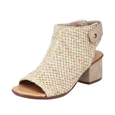 Abbildung von Rieker Schaftsandale, Damen, Größe: 41, Beige Schuhe
