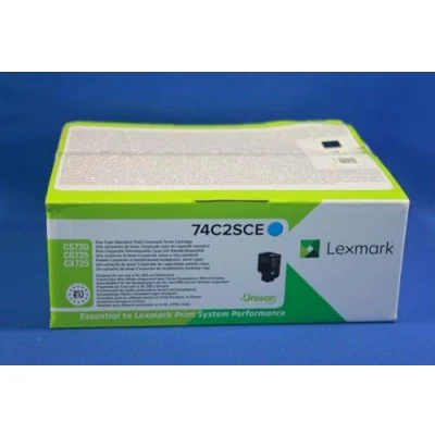 Abbildung von Lexmark 74C2SC0 Cyan Toner