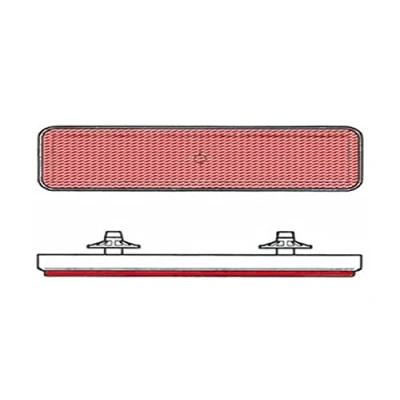 Abbildung von VICMA 8164 Rückstrahler Rot 25 hinten