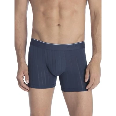 Abbildung von CALIDA Pure &amp; Style Boxershorts Herren, mit maskulinem Nadelzug, stoffüberzogenem Gummibund, atmungsaktiv, schnelltrocknend geruchshemmend