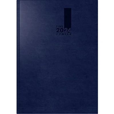 Abbildung von BRUNNEN Wochenkalender TimeCenter Modell 725 2024 2 Seiten = 1 Woche A5 dunkelblau