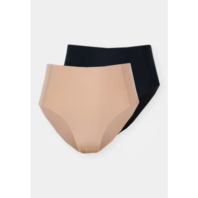 Abbildung von Sloggi FEEL HIGH Waist 2 PACK Slip, Damen, Größe: XL, Brown/black