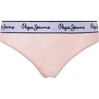 Abbildung von Pepe Jeans Damen Mesh Thong Bikini Style Underwear, Pink (Nude), XS