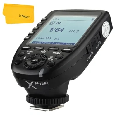 Abbildung von Godox XPro F TTL Wireless Flash Blitzauslöser für Fuji Fujifilm, 1/8000s HSS, Manuelle Funktion Konvertieren, Large Screen, 5 Dedizierte Gruppentasten X System