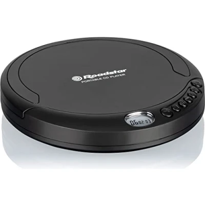 Abbildung von Roadstar PCD 435CD tragbarer CD Player inkl. Ohrhörer schwarz