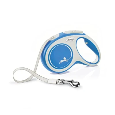 Abbildung von Leine FLEXI New Comfort Tape blau m 5 (1 Stück)