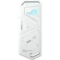 Abbildung von ASUS ROG Strix Arion White Edition M.2 NVMe SSD Gehäuse (USB 3.2 GEN2 Typ C für bis zu 10Gbit/s, werkzeuglose Installation, Wärmeleitpads, passend PCIe 2280/2260/2242/2230 M Key/B+M Key, weiß)