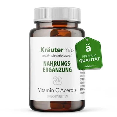 Abbildung von Kräutermax Vitamin C Acerola Lutschtabletten 150 St