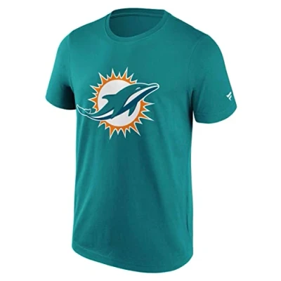 Abbildung von Fanatics NFL Miami Dolphins Primary Logo Graphic T Shirt Farbe Blau, Größe L