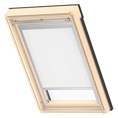Abbildung von VELUX Verdunklungsrollo &quot;DBL M06 4288&quot;, verdunkelnd, Verdunkelung, ohne Bohren, in Führungsschienen, alufarbene Führungsschienen &amp; Griffleiste