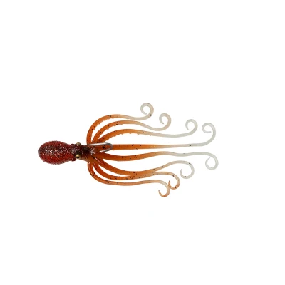 Abbildung von Savage Gear 3D Octopus 20cm 185g Sinking Brown Glow Meeres kunstkoeder