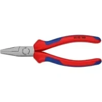 Abbildung von Knipex Flachzange poliert 160mm mit Kunststoff Griff