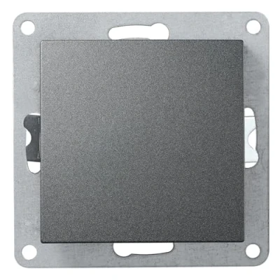 Abbildung von McPower Steckdose Wechselschalter Flair, 250V /10A, UP, Klemmanschluss, anthrazi