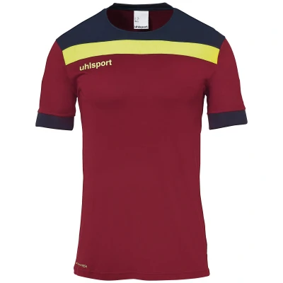 Abbildung von uhlsport Herren Offense 23 Trikot, Bordeaux/Marine/Fluo gelb, XXL