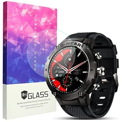 Abbildung von Onetuo Displayschutzfolie Kompatibel für GaWear 1.32 Zoll Smartwatch, 9H Härte Panzerglas Schutzfolie Smartwatch (3 Pack)