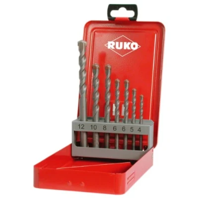 Abbildung von Ruko 205256 Impact Bohrer Set in Stahlblech Box 7 Stück