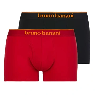 Abbildung von Bruno banani Quick Access Short/Pant 2er Pack (S Schwarz/Rot)