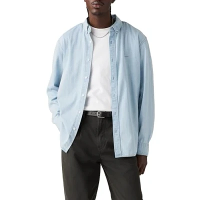 Abbildung von Levi&#039;s Authentic Button DOWN Hemd, Herren, Größe: Large, Andre light wash