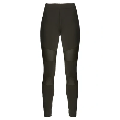 Abbildung von Urban Classics Ladies TECH MESH Leggings Hosen, Damen, Größe: 4XL, Darkolive