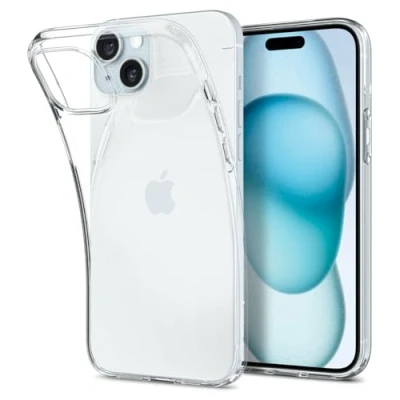 Abbildung von Spigen Liquid Crystal TPU Back Cover Durchsichtig Apple iPhone 15 Plus
