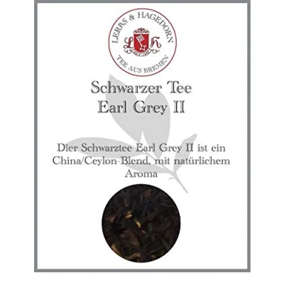 Abbildung von Lerbs &amp; Hagedorn, Schwarzer Tee Earl Grey II 250g (ca. 21 Liter) Blend mit Ceylon und China als Basis