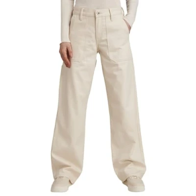 Abbildung von G Star Judee Carpenter Loose Jeans Relaxed Fit, Damen, Größe: 31x30, Ecru