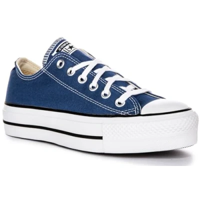Abbildung von Converse Chuck Taylor ALL STAR LIFT Platform Sneaker low, Damen, Größe: 40, Armor blue/white/black Textil