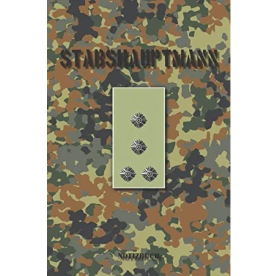 Abbildung von Stabshauptmann: Liniertes Notizbuch / Tagebuch liniert 15,24 x 22,86 cm (ca. DIN A5) 120 Seiten