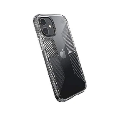 Abbildung von Speck Products Presidio Perfect Clear Grip Schutzhülle für iPhone 12 Mini, klar/transparent