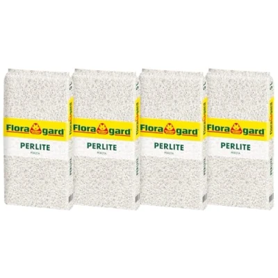 Abbildung von Floragard Perlite 4x5 Liter Optimale Bodenbelüftung für gesundes Pflanzenwachstum