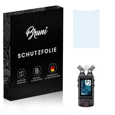 Abbildung von Bruni Schutzfolie kompatibel mit Tascam Portacapture X8 Folie, glasklare Displayschutzfolie (2X)